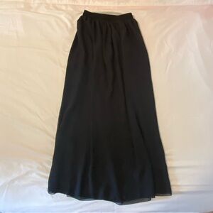 American Apparel Classic Black Maxi Skirt